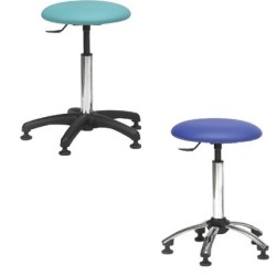 TABOURET TELESCOPIQUE SUR PATINS