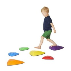 LOT DE 6 PIERRES DE RIVIERE