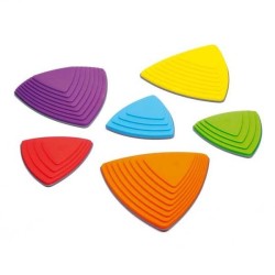 LOT DE 6 PIERRES DE RIVIERE