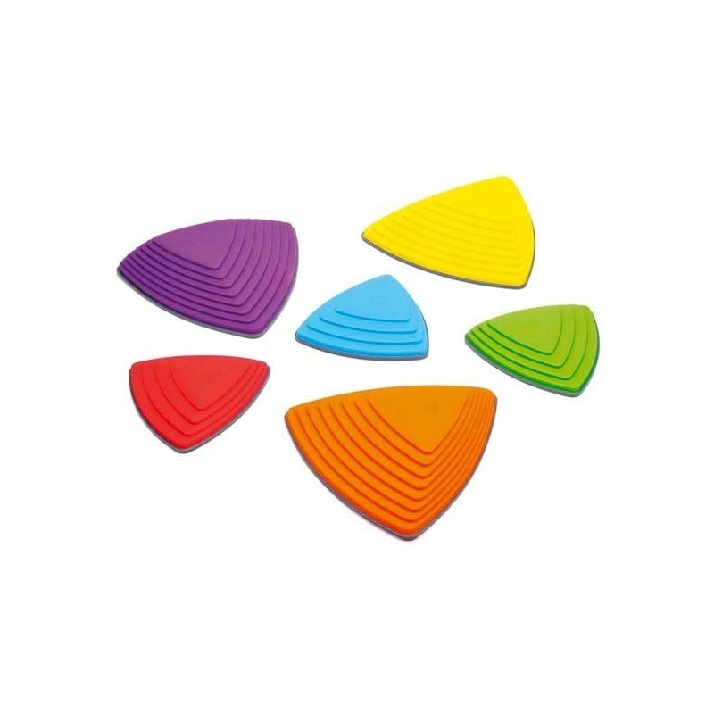 LOT DE 6 PIERRES DE RIVIERE