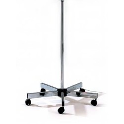 PIED LESTE AVEC TUBE CHROME POUR LAMPE IR 250W OU 2 x 250W