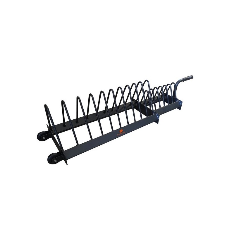 RACK DE RANGEMENT À ROULETTES POUR DISQUES