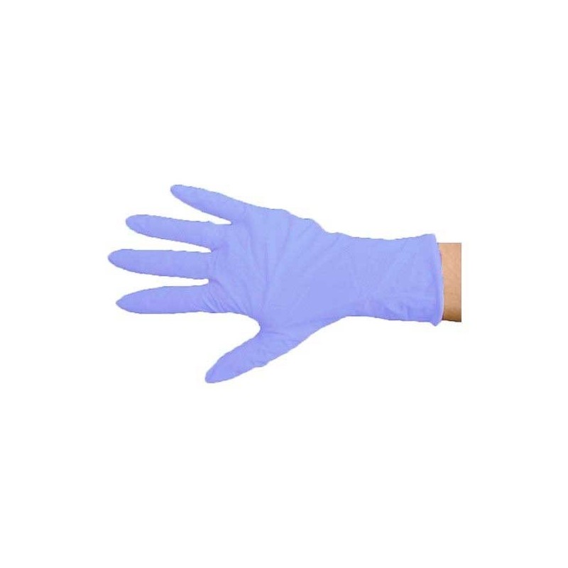 BOITE 100 GANTS NITRILE NON POUDRES