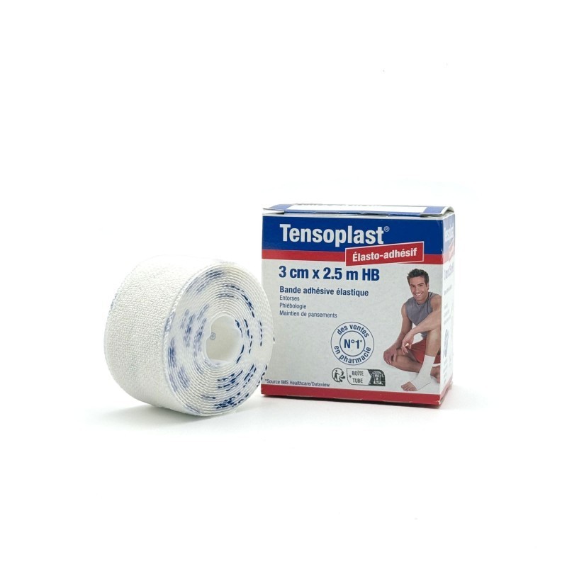 BANDE ADHESIVE ELASTIQUE TENSOPLAST HB